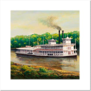 Mississippi Riverboat Posters and Art